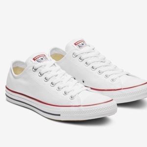 SOLD White Chuck Taylor All Star low top converse